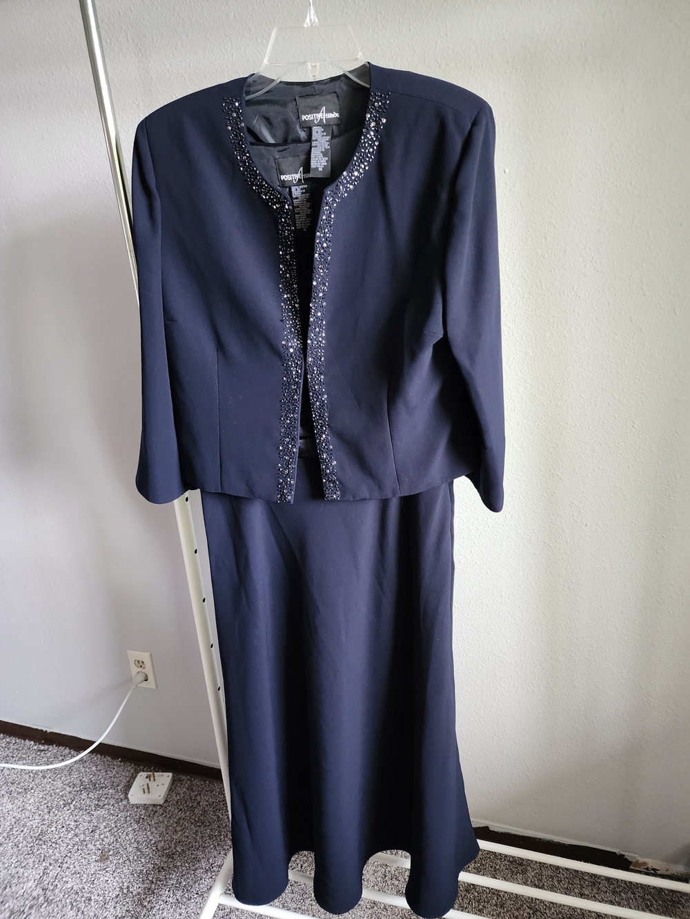 Positive Attitude Size 14 Evening Dress With Jacket.